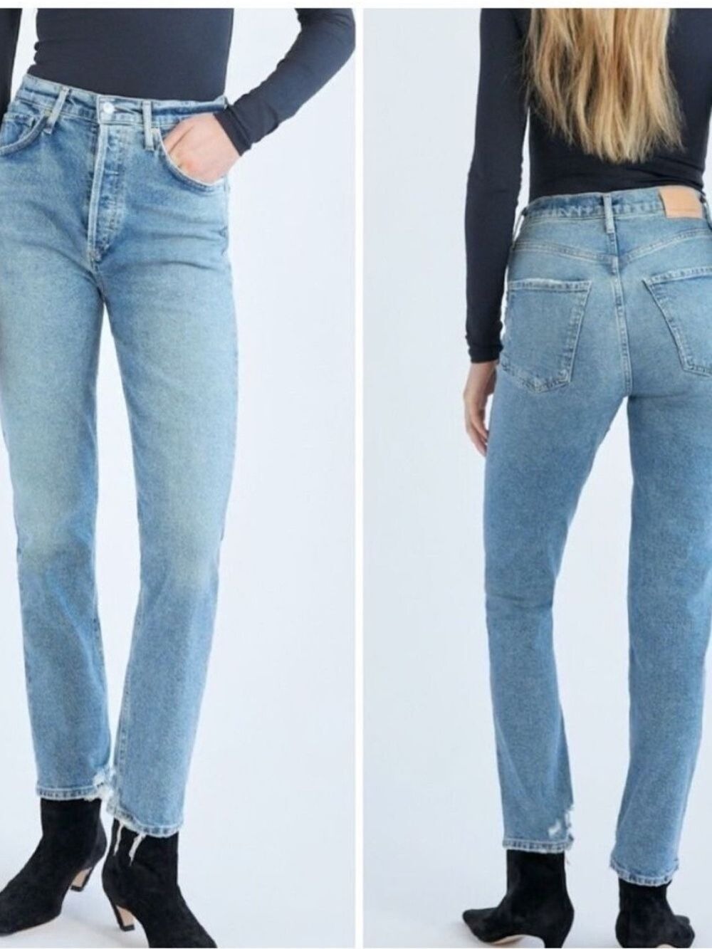 Citizens Of Humanity Sabine High Rise Sky Blue Jeans Size 27